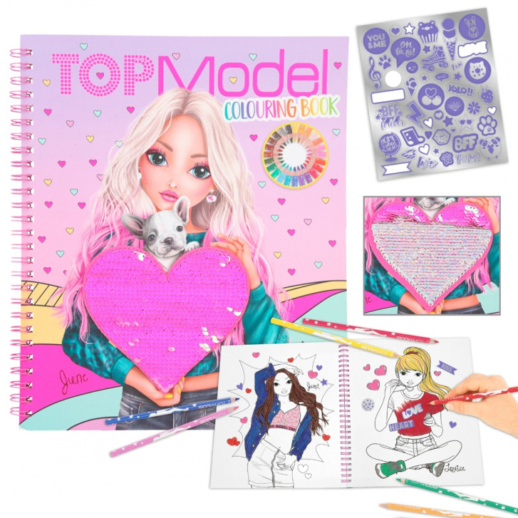 Top Model - Omalovánka