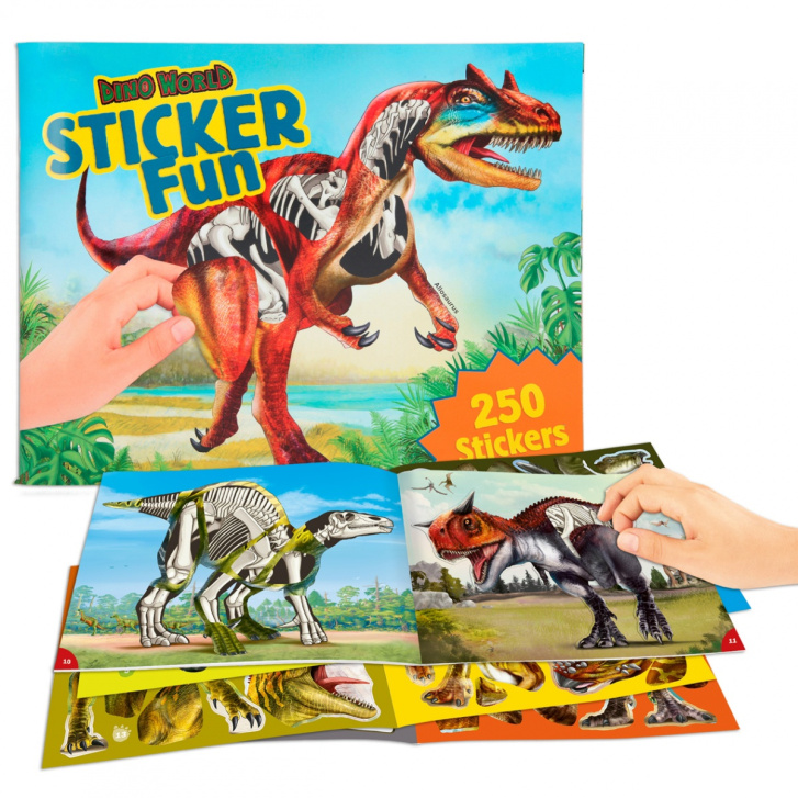 Samolepková album dinosauři