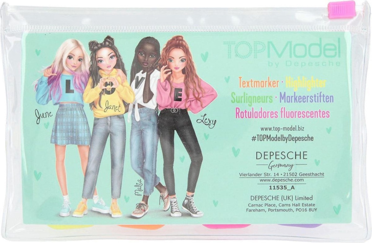 Top Model - Zvýrazňovač 4 Ks