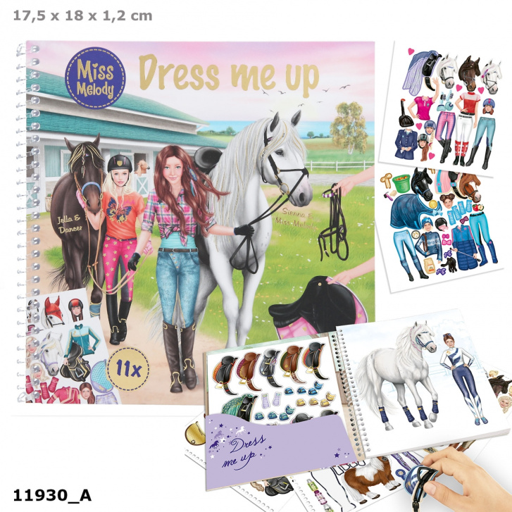 Miss Melody Kreativní Sešit - Koně