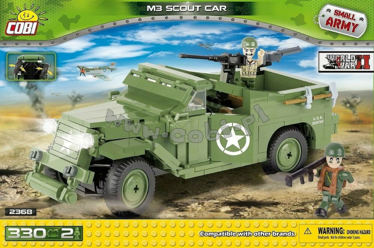 Cobi 2368 II WW M3 Scout Car
