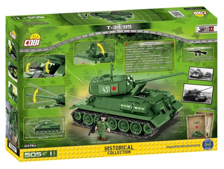 Cobi 2476A – Tank T-34/85