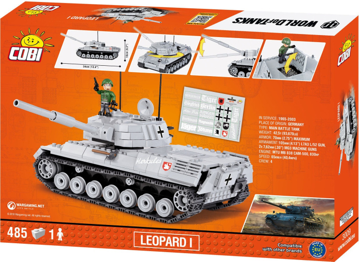 Cobi 3009 – Tank Leopard 1