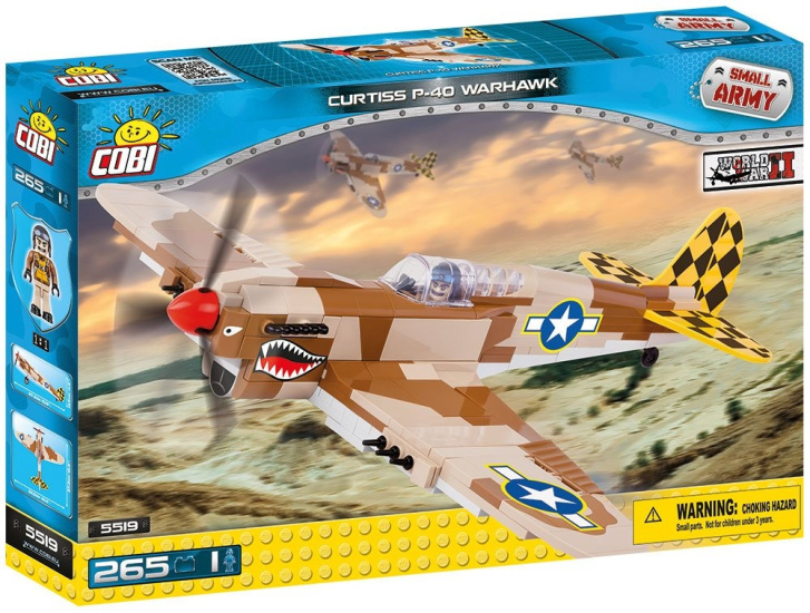 Cobi 5519 – Letadlo Curtiss P-40 Warhawk
