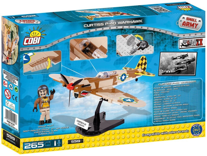 Cobi 5519 – Letadlo Curtiss P-40 Warhawk