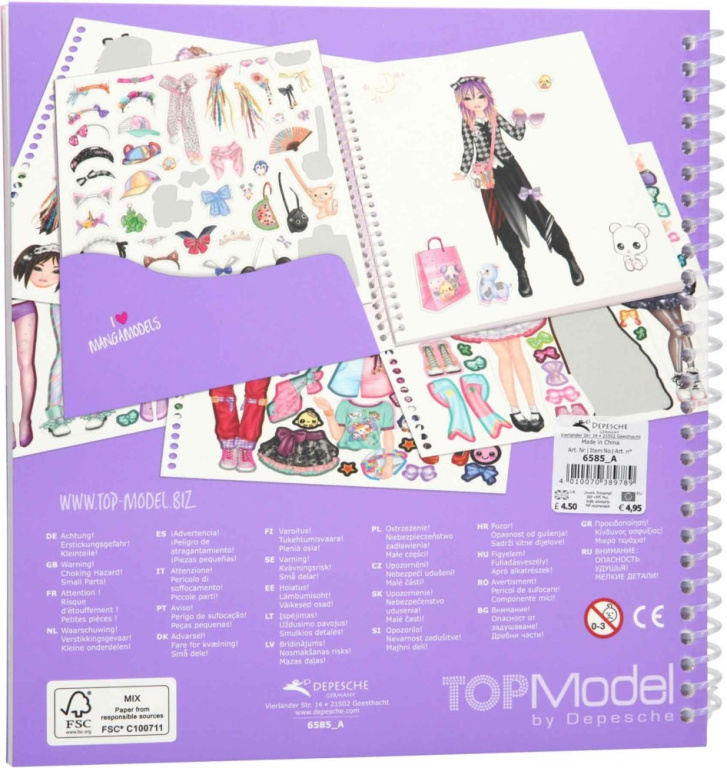 Skicák Manga Model