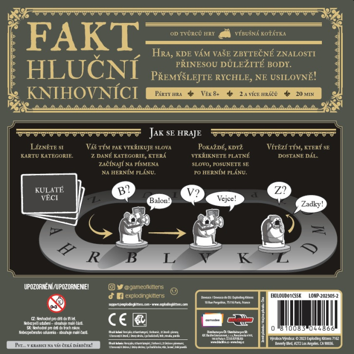 Hra – Fakt hluční knihovníci