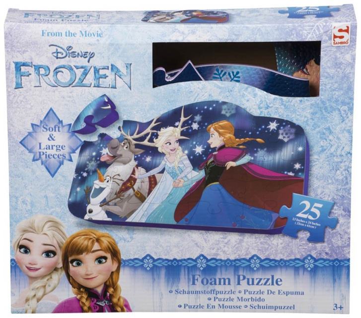 Frozen - Pěnové puzzle
