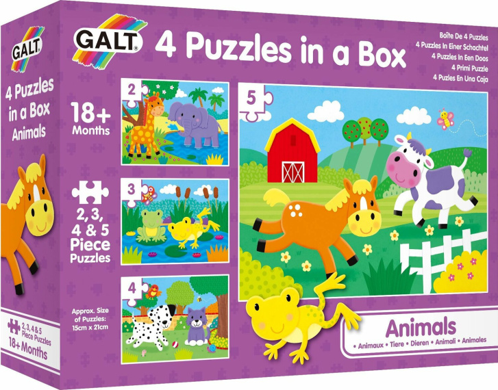 Puzzle 4v1 – Zvířata