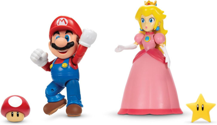 Super Mario – Figurky Mario a Peach
