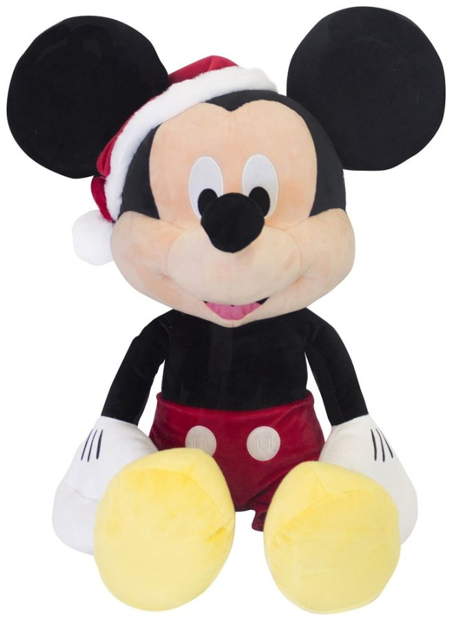 Vánoční plyšový Mickey Mouse 45 cm