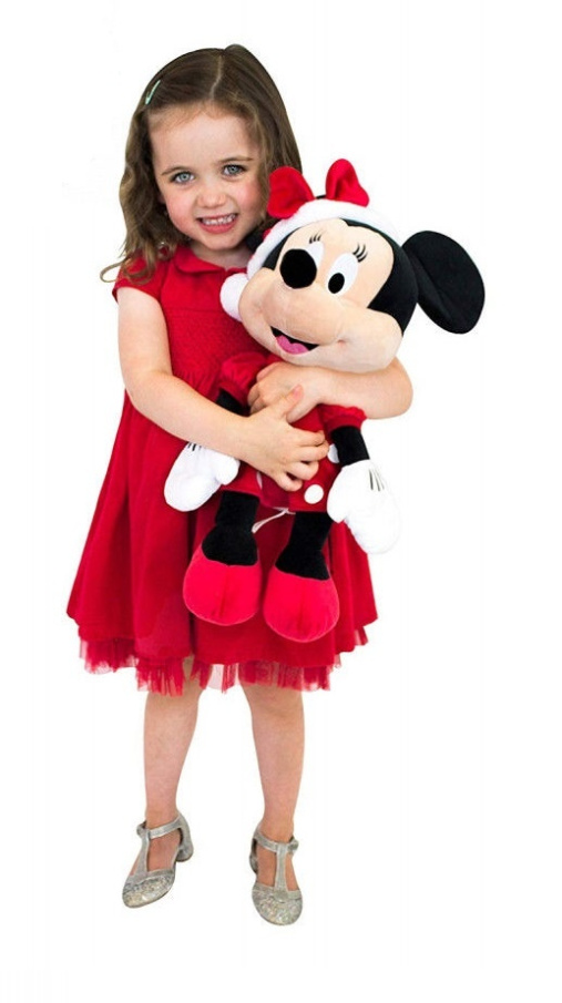 Vánoční plyšová Minnie Mouse