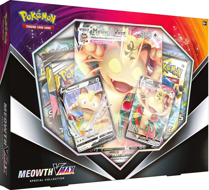 Pokémon Meowth VMAX Box