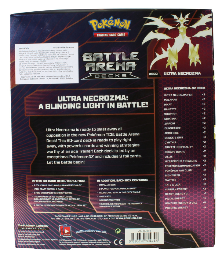 Karty Pokémon TCG - Battle Arena