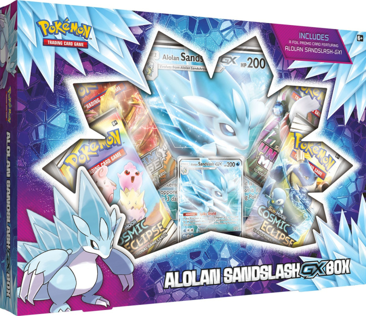 Pokémon Alolan Sandslash GX Box