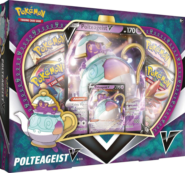 Pokémon karty – Polteageist V box