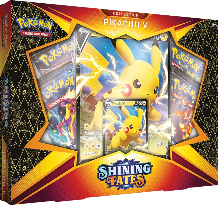 Pokémon Shinig Fates kolekce Pikachu V