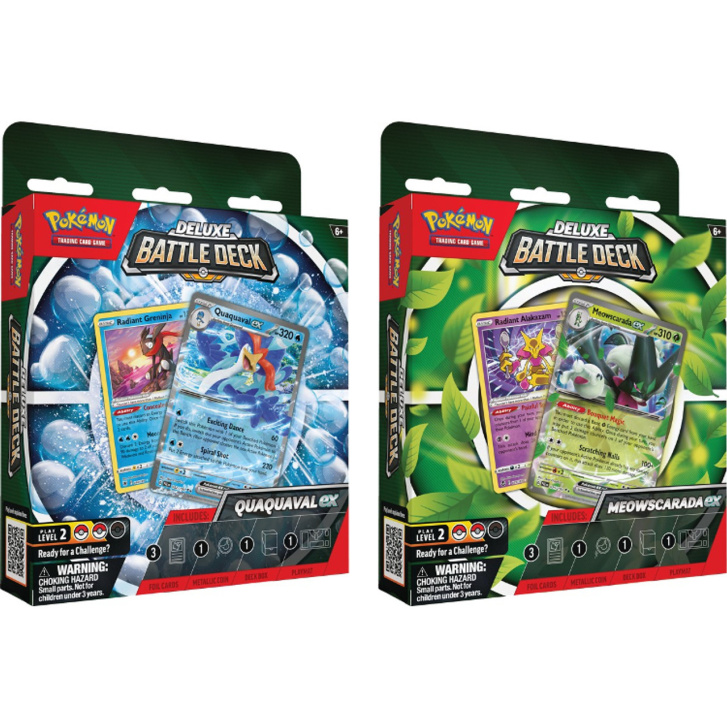 Pokémon TCG: Deluxe Battle Deck - Meowscarada Ex & Quaquaval
