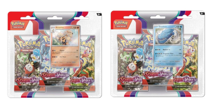 Pokémon Tcg: Scarlet & Violet – 3 Blister Booster
