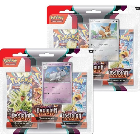 Pokémon Tcg: Sv03 Obsidian Flames - 3 Blister Booster