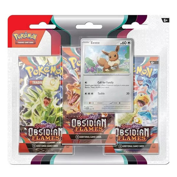 Pokémon Tcg: Sv03 Obsidian Flames - 3 Blister Booster