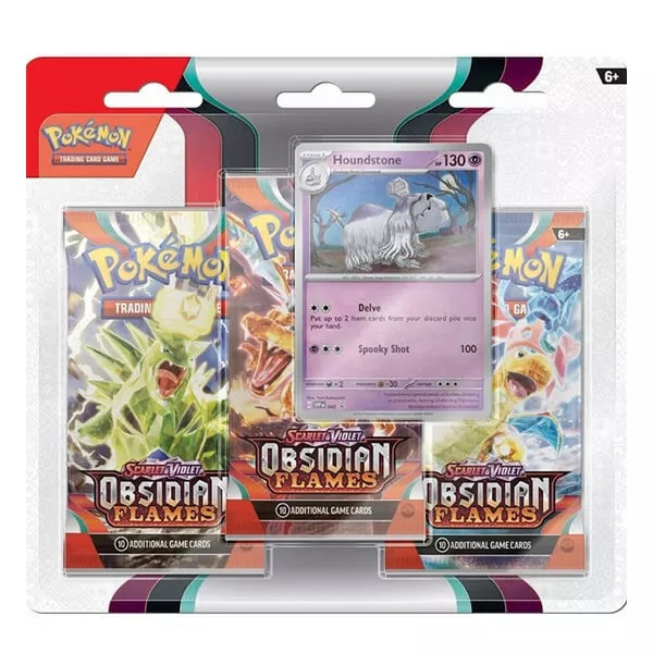 Pokémon Tcg: Sv03 Obsidian Flames - 3 Blister Booster