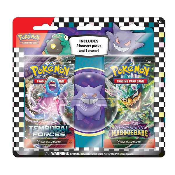 Pokémon TCG: Back to school – 2 Blister booster s gumou