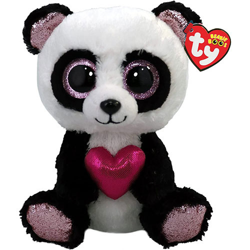 Ty Beanie Boos - Plyšová panda se srdíčkem