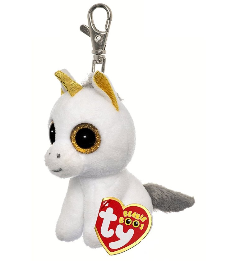 TY Beanie Boos - Plyšový přívěsek jednorožec 8,5 cm