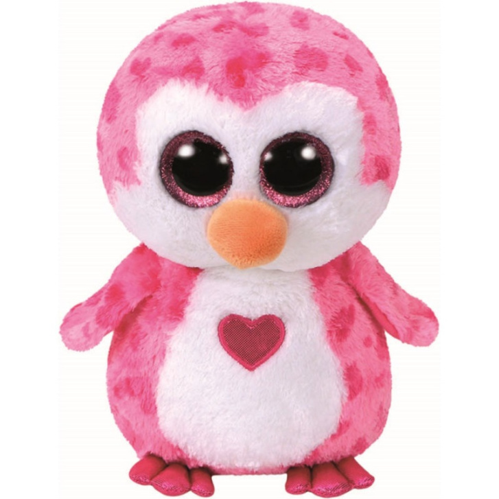 TY Beanie Boos - Plyšový růžový tučňák