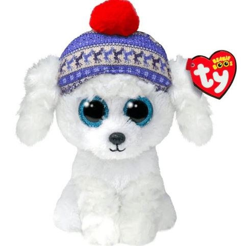 TY Beanie Boos – Plyšový pes s čepicí 17 cm