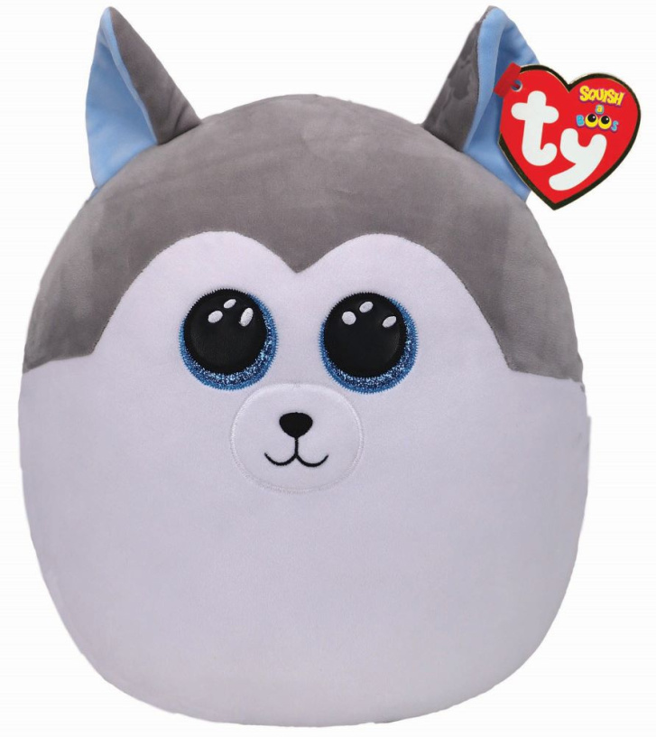 TY Squish a Boos - Plyšový Husky 30 cm