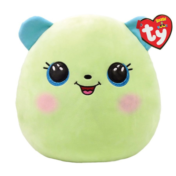 TY Squishy Beanies - Plyšový medvídek zelený