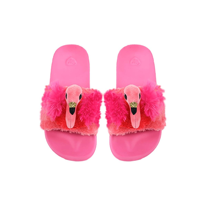 TY Fashion Plážová obuv – Plameňák M