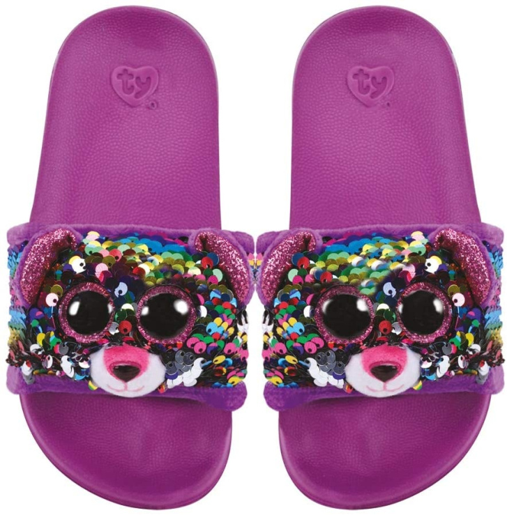 TY Fashion - Plážová obuv Leopard L
