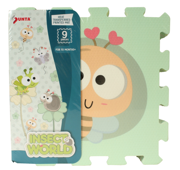 Pěnové Puzzle 9 ks – Hmyz