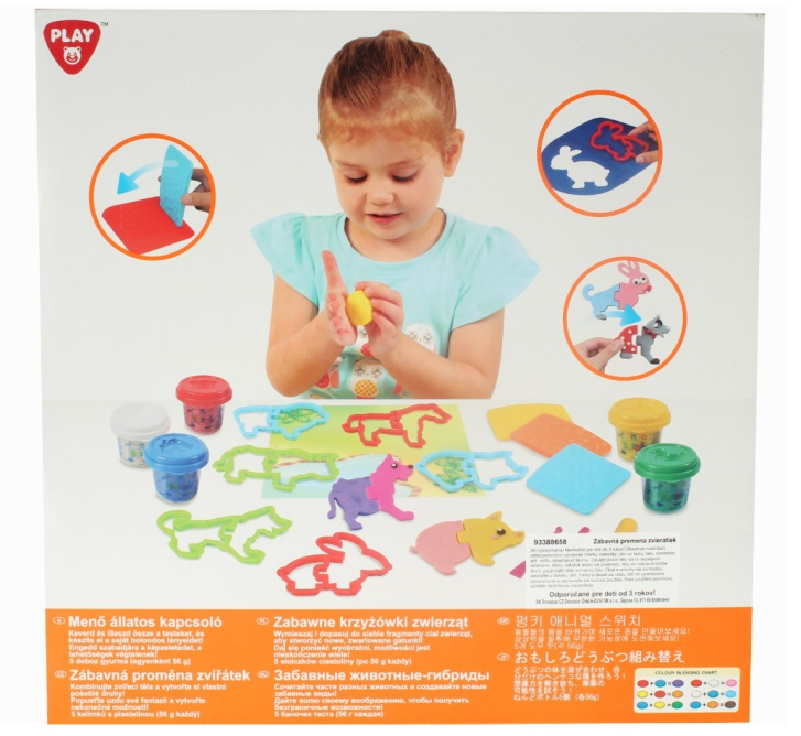 Zábavná zvířátka - Modelovací set