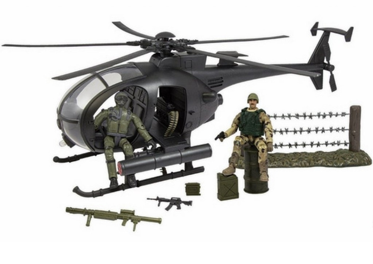 Helikoptéra s doplňky