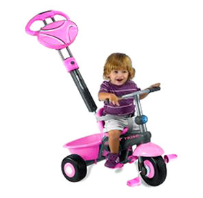 TŘÍKOLKA SMART-TRIKE 3 V 1 - SPORT- RŮŽOVÁ