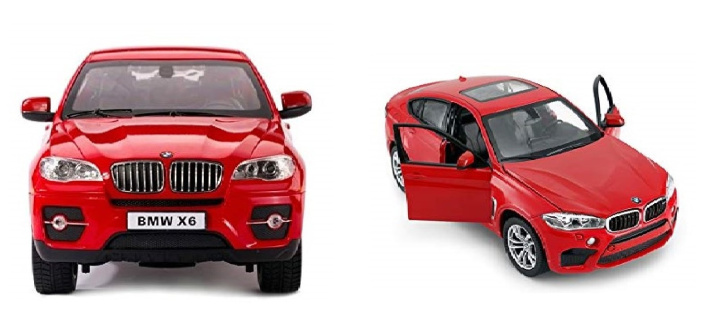 BMW X6M 1:24 Červené