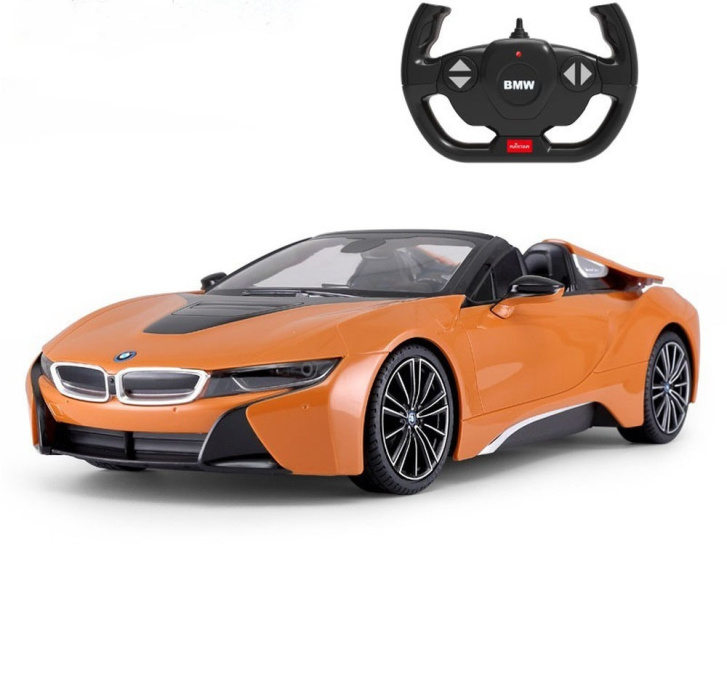 RC - BMW i8 Roadster 1:12 Oranžové
