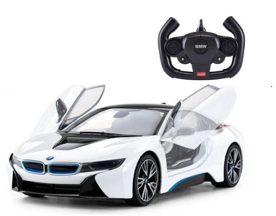 RC - BMW i8 Roadster 1:12 Bílé