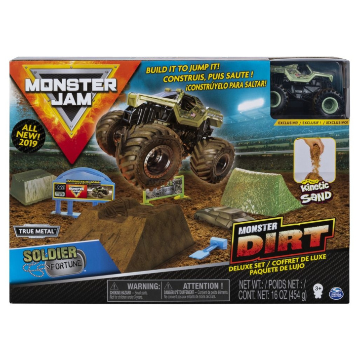 Monster Jam - Monster Dirt auto a kinetický písek