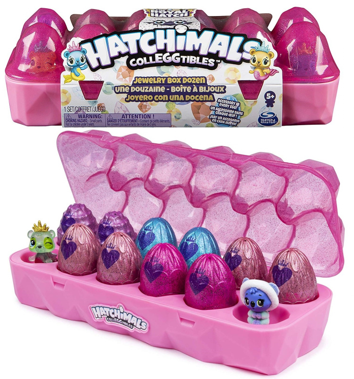 Hatchimals - 12 ks královských zvířátek