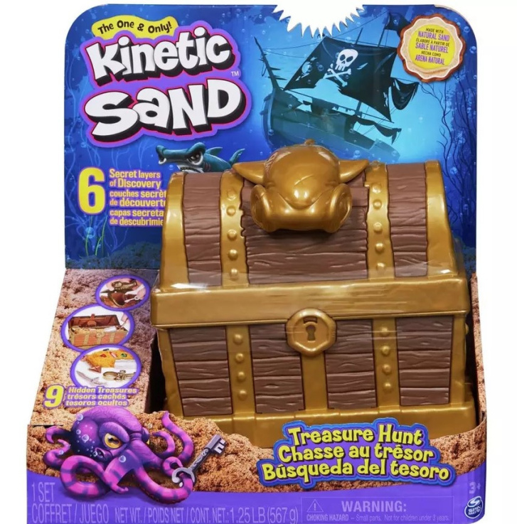 Kinetický písek – Truhlice s pokladem