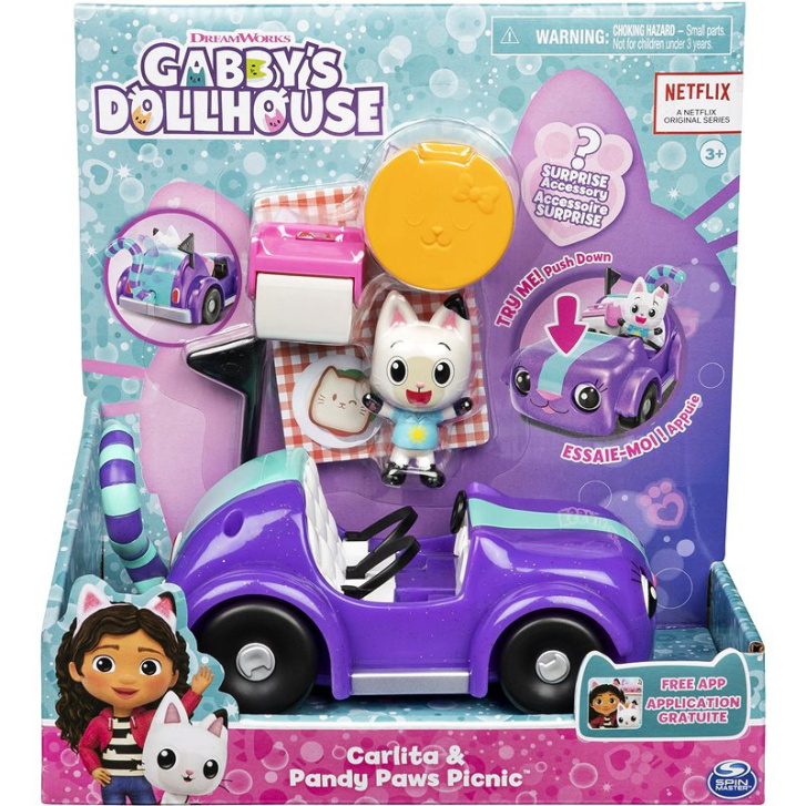 Gabby´s Dollhouse - Vozidlo s figurkou