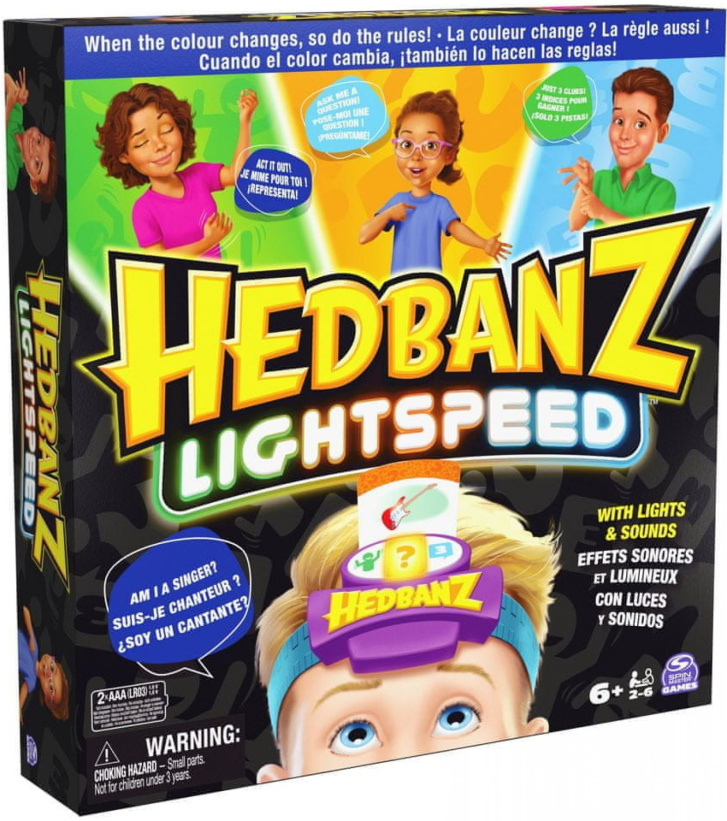 Hra- Hedbanz Lightspeed