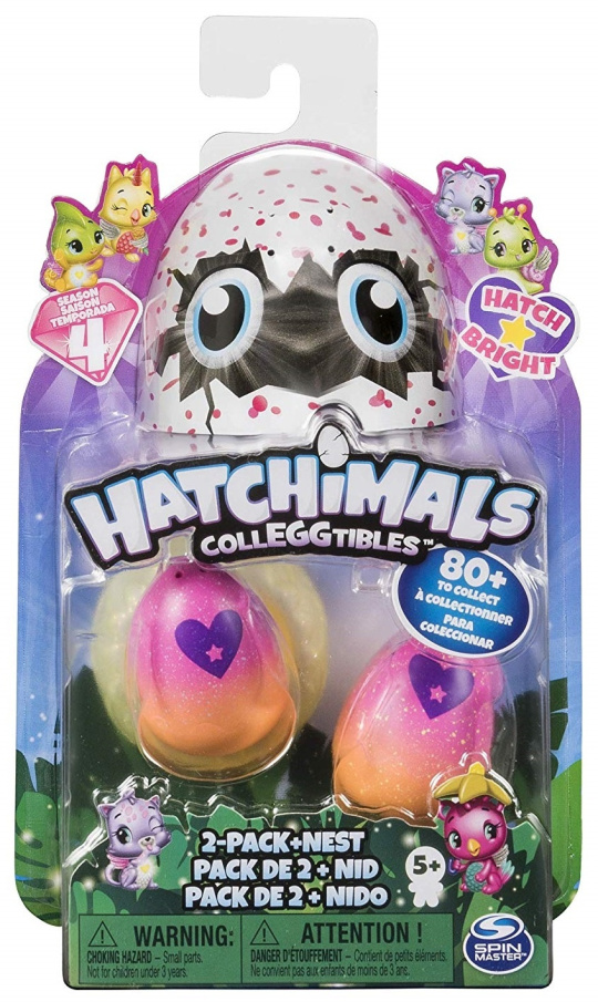 Hatchimals - Zářící zvířátka dvoubalení