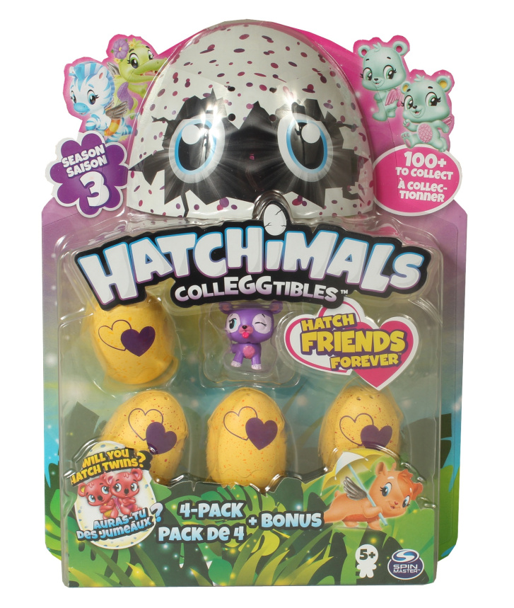 Hatchimals zvířátka ve vajíčku čtyřbalení