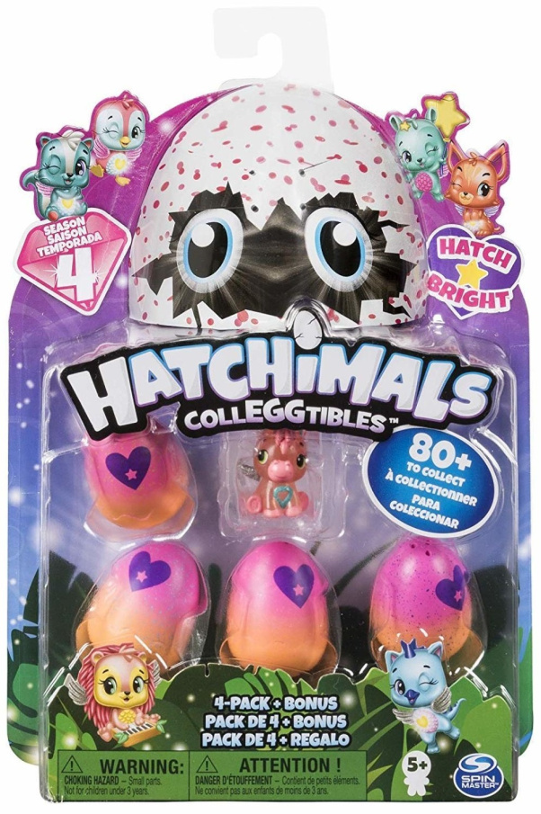 Hatchimals - Zářící zvířátka 4+1